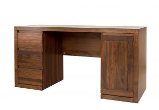 BR402 dřevěný psací stůl z buku Drewmax (Kvalitní nábytek z bukového masivu)
