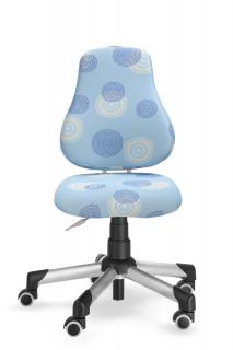 Dětská rostoucí židle Actikid A2 2428 092 kruhy modré (Výškově i hloubkově stavitelná židle Mayer)