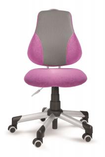 Dětská rostoucí židle Actikid A2 2428 49 šedá-růžová (Výškově i hloubkově stavitelná židle Mayer)