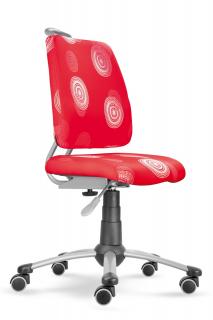 Dětská rostoucí židle Actikid A3 Smile 2428 A3 091 červené kruhy (Výškově i hloubkově stavitelná židle Mayer)