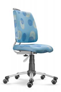 Dětská rostoucí židle Actikid A3 Smile 2428 A3 092 modré kruhy  (Výškově i hloubkově stavitelná židle Mayer)