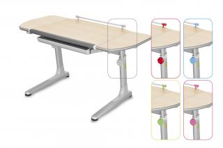 Dětský rostoucí stůl Profi 32P3 54 TW multicolor/javor (Výškově stavitelný stůl s náklopnou deskou Mayer)