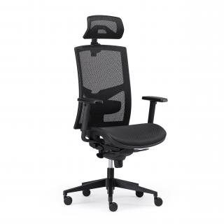 Game šéf síť kancelářská židle s podhlavníkem (Ergonomická židle k počítači)
