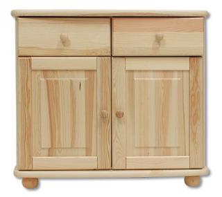 KD139 dřevěná komoda z masivní borovice Drewmax  (Kvalitní nábytek z borovicového masivu)