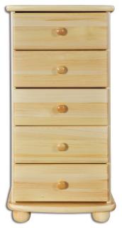 KD160 dřevěná komoda z masivní borovice Drewmax  (Kvalitní nábytek z borovicového masivu)