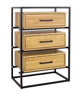 KD370 komoda z dubu Drewmax (Kvalitní nábytek z dubového masivu)