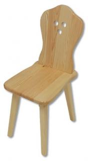 KT110 dřevěná jídelní židle masiv borovice Drewmax (Kvalitní nábytek z borovicového masivu)