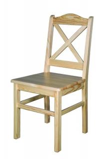 KT113 dřevěná jídelní židle masiv borovice Drewmax  (Kvalitní nábytek z borovicového masivu)