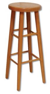 KT240 dřevěný taburet-stolička masiv buk Drewmax  (Kvalitní nábytek z bukového masivu)