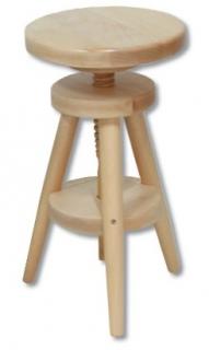 KT243 dřevěný taburet-stolička masiv buk Drewmax  (Kvalitní nábytek z bukového masivu)