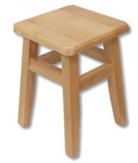 KT251 dřevěný taburet-stolička masiv buk Drewmax  (Kvalitní nábytek z bukového masivu)