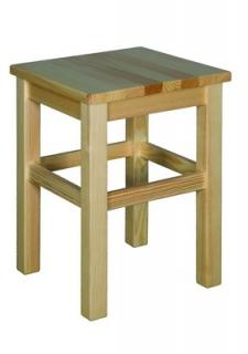 KT258 dřevěná stolička masiv borovice Drewmax  (Kvalitní nábytek z borovicového masivu)