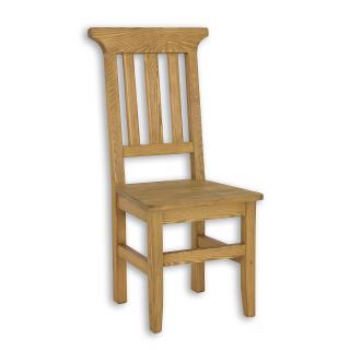 KT704 dřevěná rustikální jídelní židle z přírodní borovice Drewmax  (Povrch přírodní vosk!)