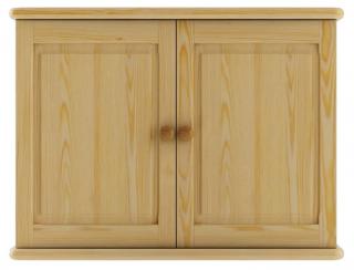 KW108 dřevěná skříňka z masivní borovice Drewmax  (Závěsná horní skříňka z borovicového masivu)