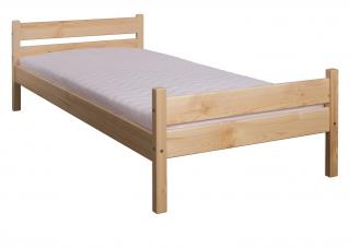 LK157-80 dřevěná postel masiv borovice jednolůžko 80x200 cm Drewmax (Kvalitní nábytek z borovicového masivu)