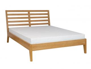 LK165-120 dřevěná postel masiv buk Drewmax  (Kvalitní nábytek z bukového masivu)
