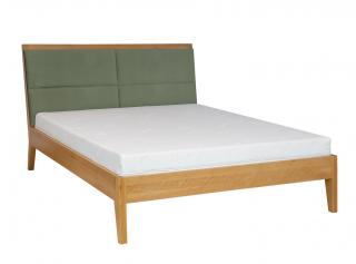LK166-120 dřevěná postel masiv buk Drewmax  (Kvalitní nábytek z bukového masivu)