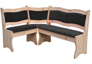 NR109 jídelní rohová lavice masiv borovice Drewmax  (Kvalitní nábytek z borovicového masivu)
