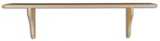 PK120 dřevěná police z masivní borovice Drewmax - skladem 1ks OŘECH (Kvalitní nábytek z borovicového masivu - ořech)