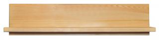PK151 dřevěná police z masivní borovice Drewmax  (Kvalitní nábytek z borovicového masivu)