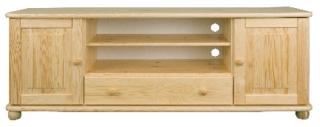 RV128 dřevěný televizní stolek masiv borovice Drewmax  (Kvalitní nábytek z borovicového masivu)