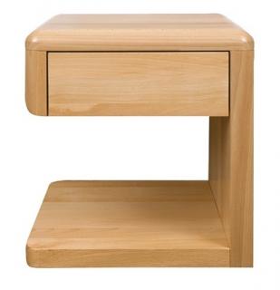 SN220 dřevěný noční stolek z dubu Drewmax (Kvalitní nábytek z dubového masivu)