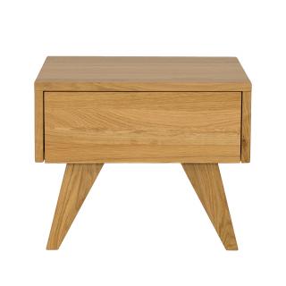 SN302 dřevěný noční stolek z dubu Drewmax (Kvalitní nábytek z dubového masivu)