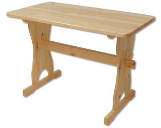 ST103 110x60 cm dřevěný jídelní stůl z masivní borovice Drewmax  (Kvalitní nábytek z borovicového masivu)