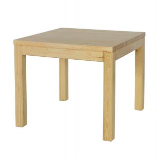 ST119 90x90 cm dřevěný jídelní stůl z masivní borovice Drewmax  (Kvalitní nábytek z borovicového masivu)