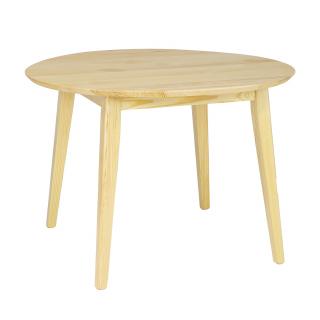 ST121 105 cm dřevěný jídelní stůl z masivní borovice Drewmax  (Kvalitní nábytek z borovicového masivu)