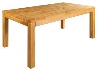 ST170-200 dřevěný jídelní stůl z buku Drewmax (Kvalitní nábytek z bukového masivu)