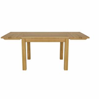 ST302 120+2x45 dřevěný rozkládací jídelní stůl z dubu Drewmax (Kvalitní nábytek z dubového masivu)