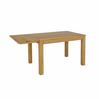 ST302 120+45 dřevěný rozkládací jídelní stůl z dubu Drewmax (Kvalitní nábytek z dubového masivu)