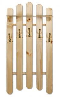 WS103 dřevěný věšák masiv borovice Drewmax  (Kvalitní nábytek z borovicového masivu)