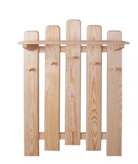 WS133 dřevěný věšák masiv borovice Drewmax  (Kvalitní nábytek z borovicového masivu)