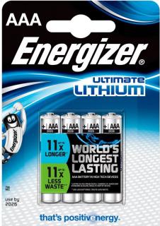 Energizer ULTIMATE Lithium AAA 4 ks