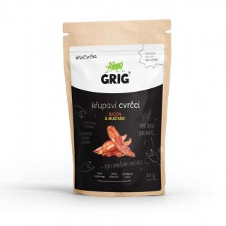 Grig Sušení Cvrčci - Bacon and Mustard 20 g