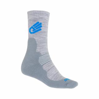 Sensor ponožky Expedition Merino šedá / modrá Velikost: L 43 - 46