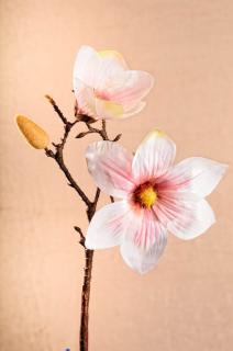 Aranžovací květina magnolie světle růžová 46 cm