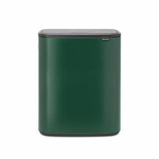 BO TOUCH BIN Dotykový odpadkový koš 2x30 l - tmavě zelená