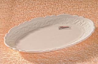 Dezertní talíř bílý 18 cm - Krajka
