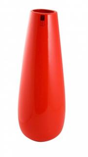 DROP Váza 16x41 cm červená