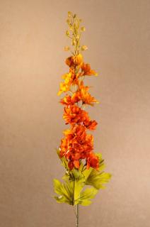 DRY DELPHINIUM Aranžovací květina oranžová 79 cm