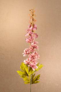 DRY DELPHINIUM Aranžovací květina růžová 79 cm