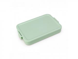 MAKE&TAKE FLAT Obědový box 25,5x16,6x3,7 cm - nefritově zelená
