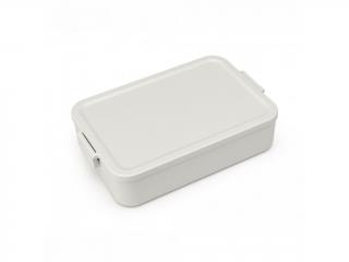 MAKE&TAKE LARGE Obědový box 25,5x16,7x6 cm - světle šedá