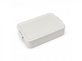 MAKE&TAKE LARGE Obědový box Bento 25,5x16,7x6,2 cm - světle šedá