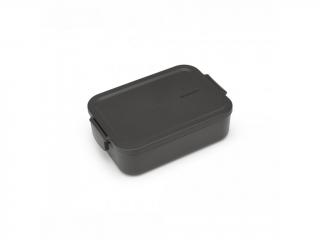 MAKE&TAKE MEDIUM Obědový box 20x13,5x5,5 cm - tmavě šedá