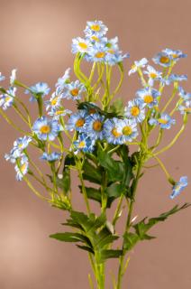 MINI DAISY Aranžovací květina sedmikráska modrá 61 cm