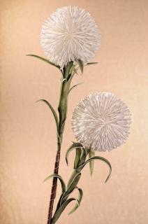 Umělá květina bílá 90 cm